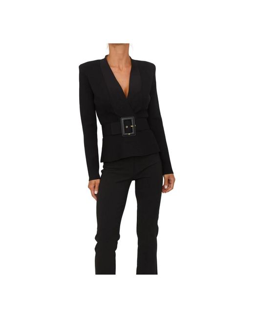 Elisabetta Franchi Black Blazers