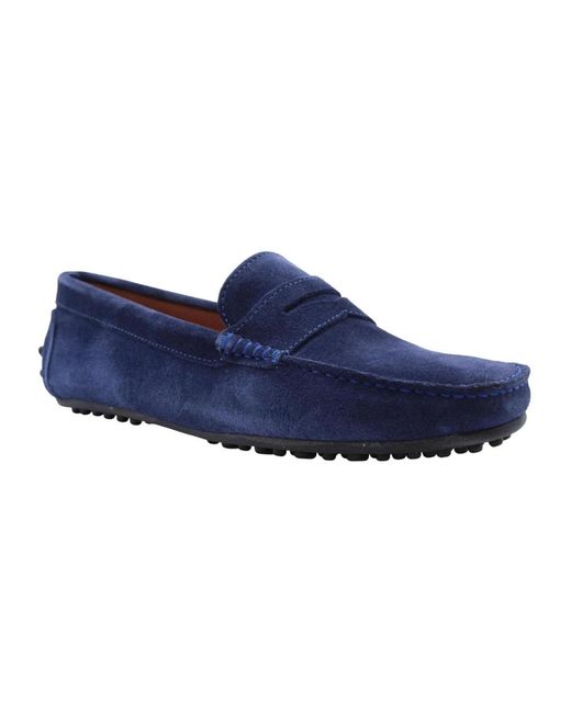 CTWLK Blue Loafers for men