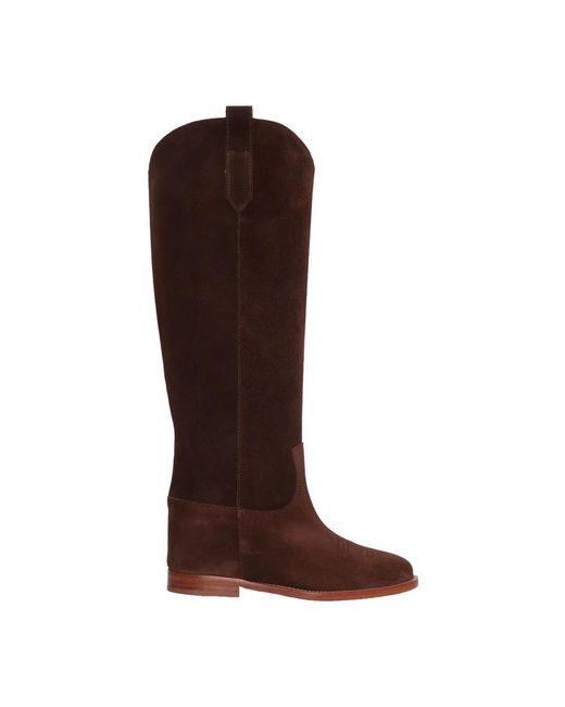Via Roma 15 Brown Cowboy & Biker Boots
