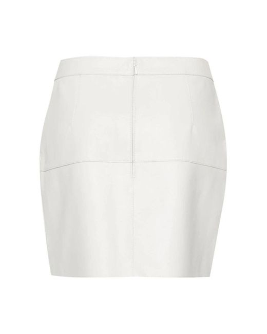 P.A.R.O.S.H. White Short Skirts