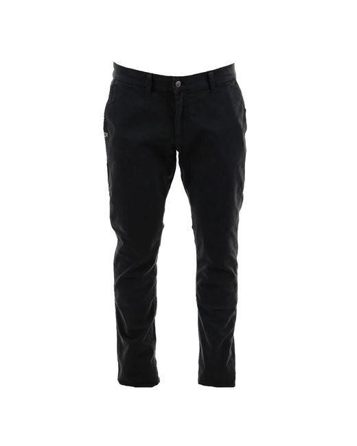 Chinos Daniele Alessandrini de hombre de color Black