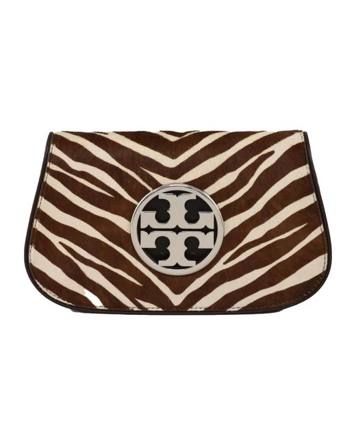 Clutches Tory Burch de color Brown