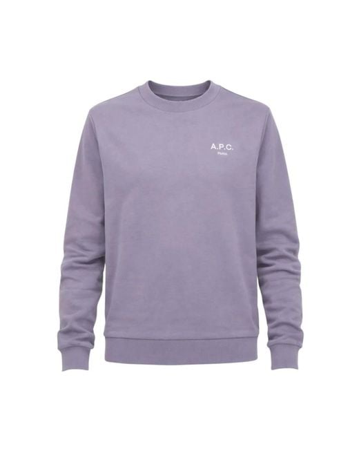 A.P.C. Purple Sweatshirts for men