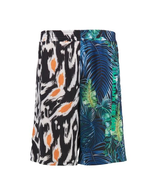 Indacum Blue Casual Shorts for men