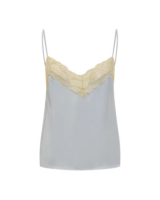 Sleeveless Tops di Jucca in Gray