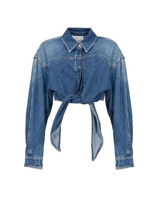 Sportmax Blue Denim Shirts