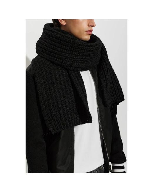 Winter Scarves di DSquared² in Black da Uomo