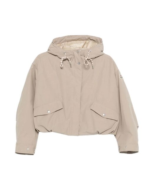 Moncler Eucalyptus Coat in het Natural