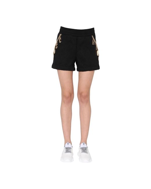 Moschino Black Short Shorts