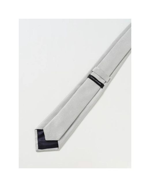 Tagliatore Accessoires ,Wit ,Elegante Zijden Stropdassen in het Gray voor heren