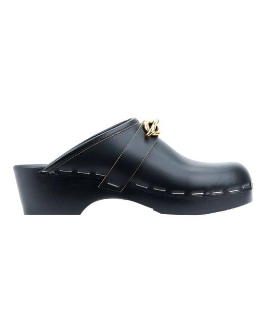 Saint Laurent Blue Clogs
