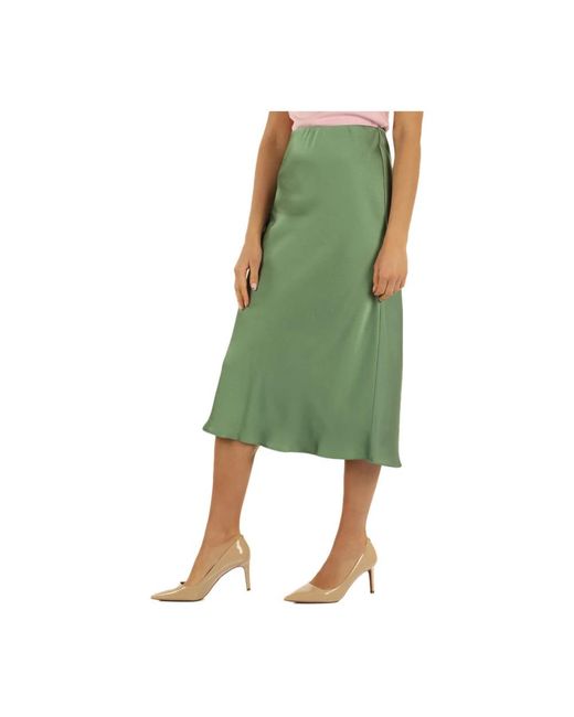 Emme Di Marella Green Midi Skirts