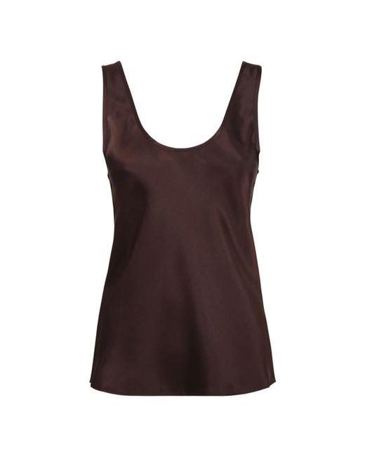 Anine Bing Brown Sleeveless Tops