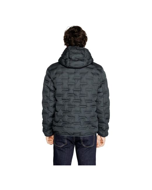 Replay Black Winter Jackets for men