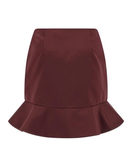 ROTATE BIRGER CHRISTENSEN Red Short Skirts
