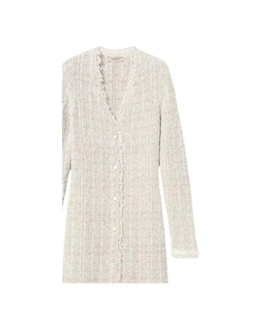 Long Knitwear Twinset de color White