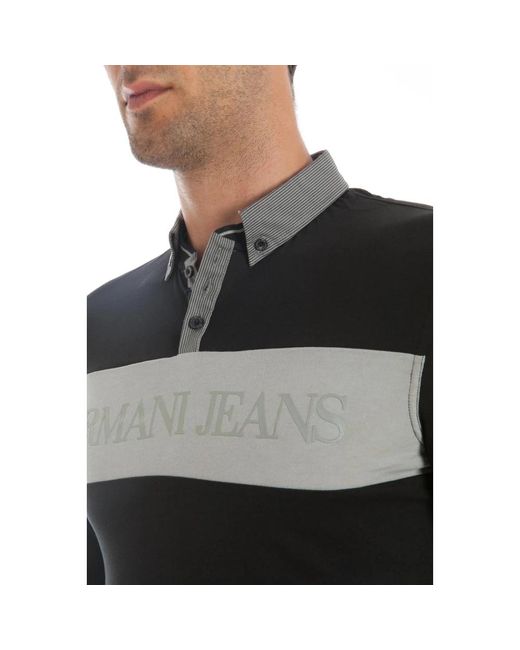 Armani Jeans Polo shirts in Black für Herren