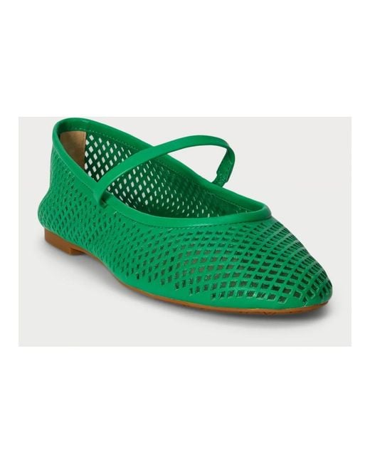 Ralph Lauren Green Ballerinas