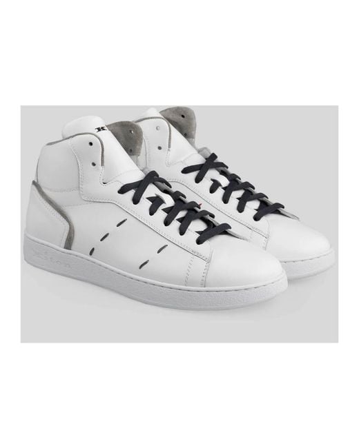Kiton Gray Sneakers for men