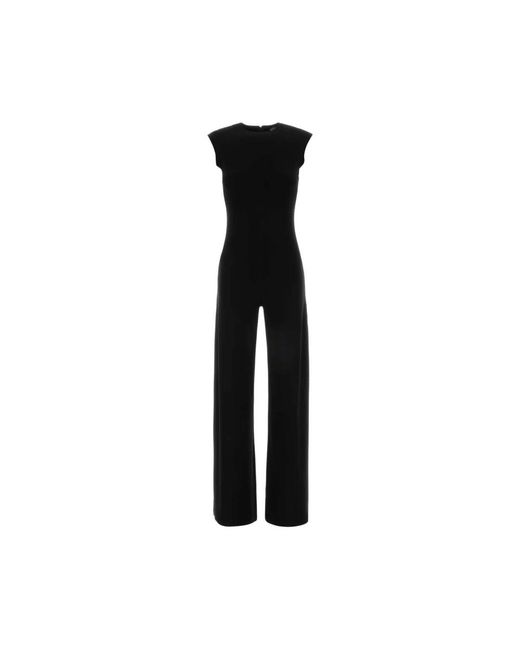 Norma Kamali Jersey Jumpsuit in het Black