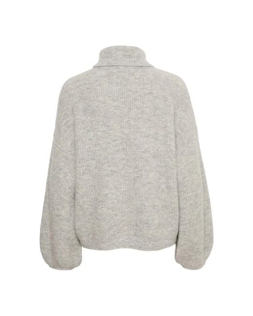 Gestuz Gray Turtlenecks