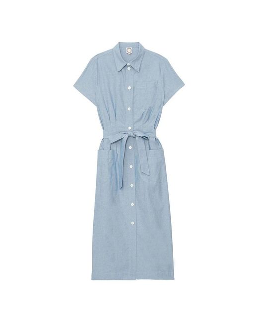 Shirt Dresses di Ines De La Fressange Paris in Blue