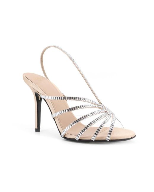 ALEVI White High Heel Sandals