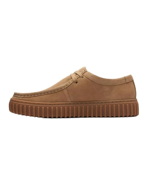 Laced Shoes di Clarks in Brown da Uomo