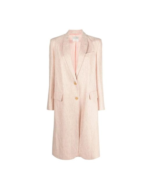 Forte Forte Pink Single-Breasted Coats