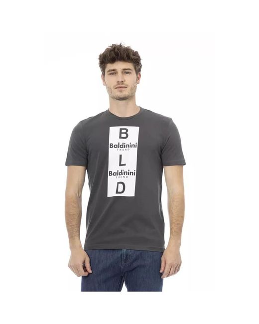 Baldinini Stilvolles es Baumwoll-T-Shirt für Männer in Gray für Herren