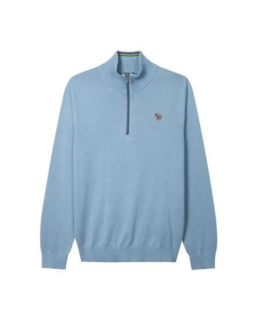 Paul Smith Blue Turtlenecks for men