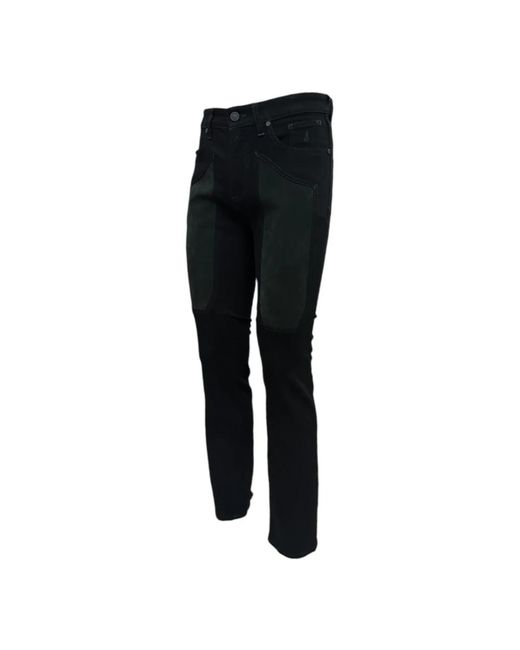 Jeckerson Black Slim Fit Jeans for men