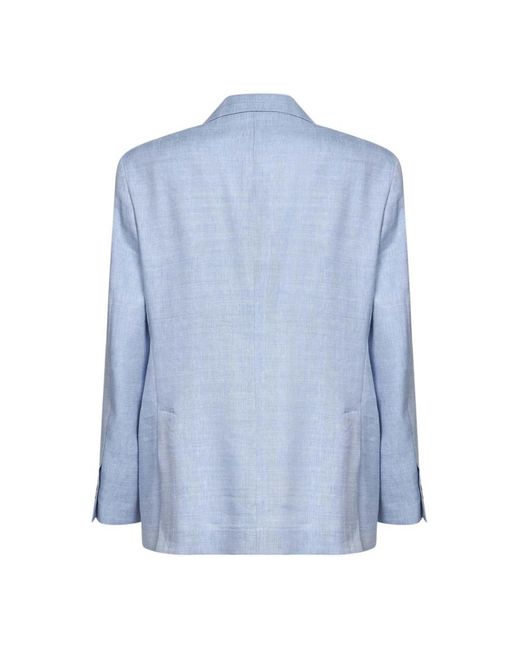Brunello Cucinelli Blue Blazers for men