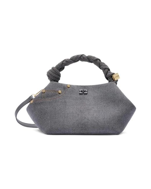 Ganni Gray Handbags
