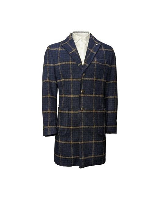 L.b.m. 1911 Blue Single-Breasted Coats for men