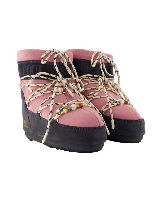 Moon Boot Pink Winter Boots