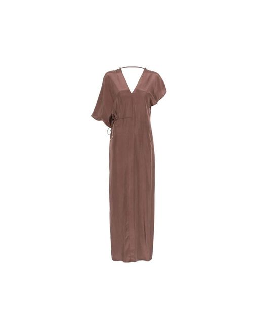 Alysi Brown Maxi Dresses