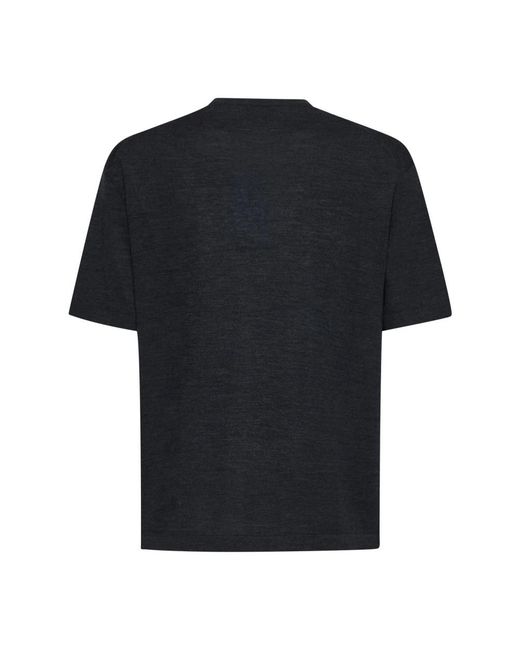 D4.0 Black T-Shirts for men