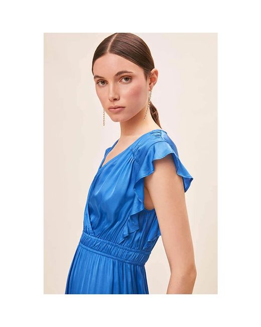 Suncoo Blue Midi Dresses
