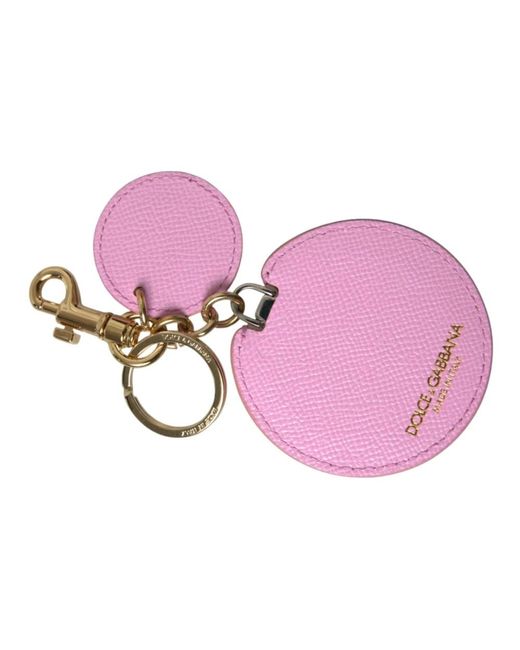 Dolce & Gabbana Pink Keyrings