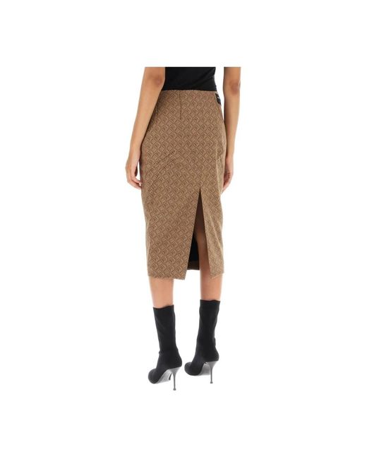 MARINE SERRE Brown Skirts