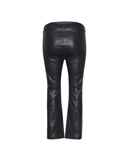 Cropped Trousers di Inwear in Gray
