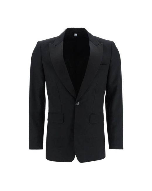 Formal Blazers Burberry de hombre de color Black