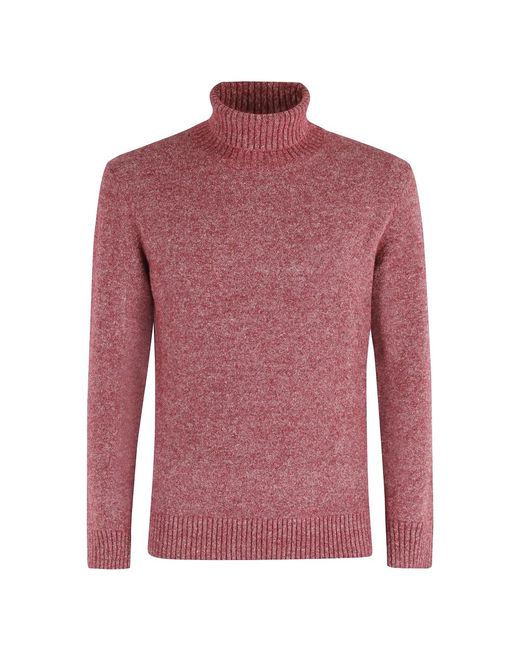 Kangra Red Turtlenecks for men