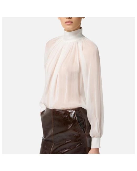 Blouses Elisabetta Franchi de color White