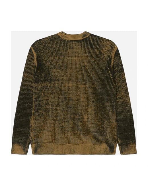 Obey Green Round-Neck Knitwear for men