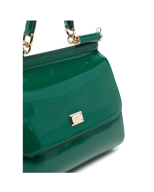 Dolce & Gabbana Green Shoulder Bags