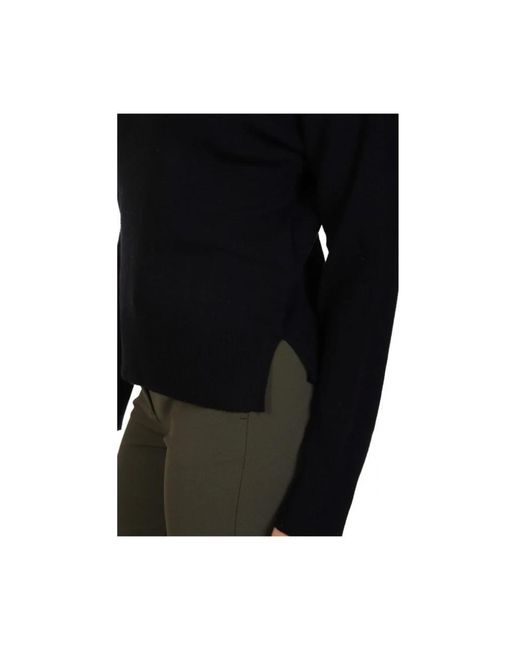Marella Rondgebreide Top in het Black