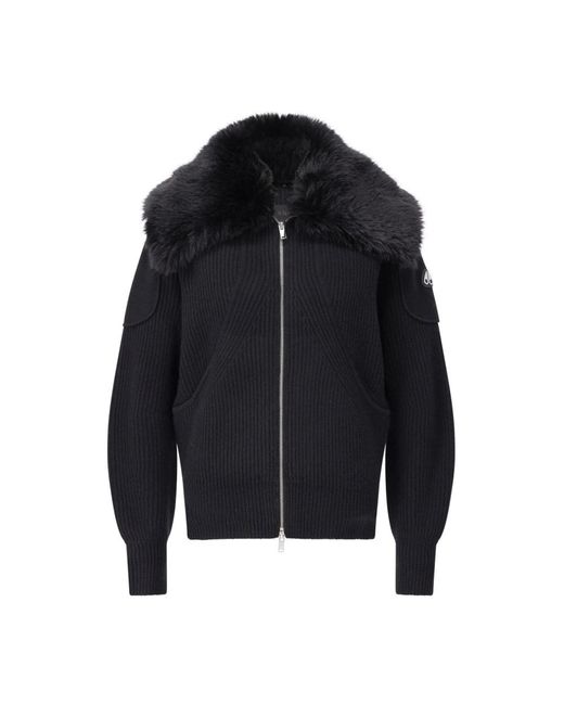 Faux Fur & Shearling Jackets di Moose Knuckles in Black