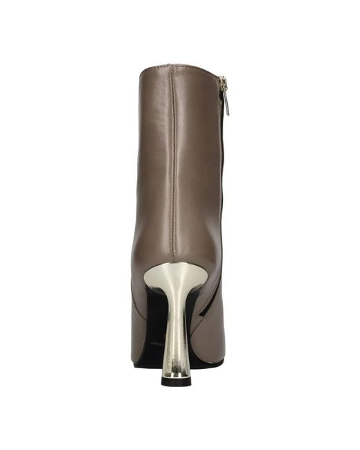 Evaluna Brown Leder-Stiefeletten